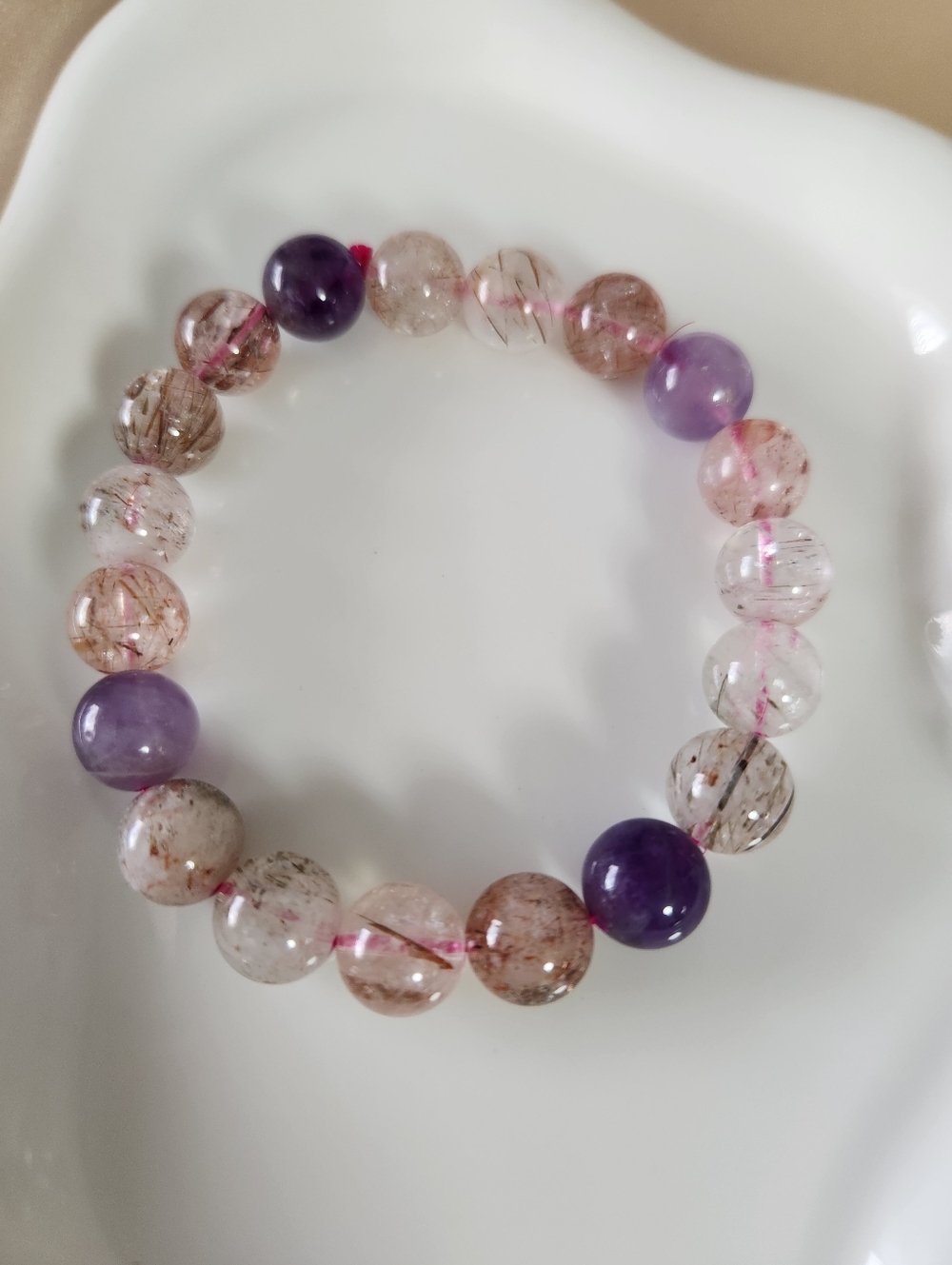 10.6mm Super 7 Beaded Bracelet